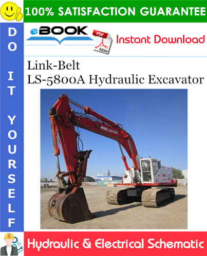 Thumbnail ☆☆ Best ☆☆ Link-Belt LS-5800A Hydraulic Excavator Hydraulic & Electrical Schematic