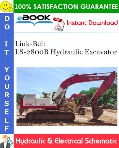 Thumbnail ☆☆ Best ☆☆ Link-Belt LS-2800B Hydraulic Excavator Hydraulic & Electrical Schematic