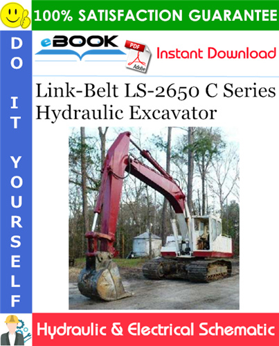 Thumbnail ☆☆ Best ☆☆ Link-Belt LS-2650 C Series Hydraulic Excavator Hydraulic & Electrical Schematic