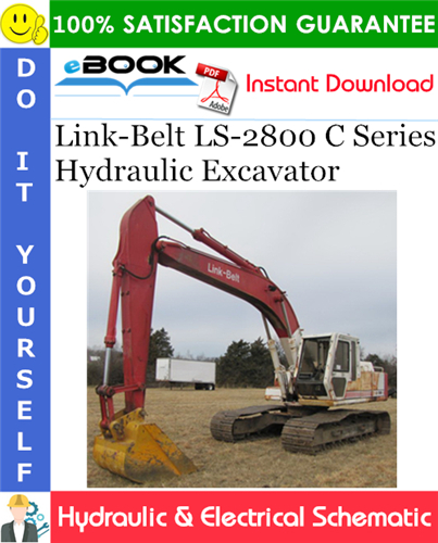 Thumbnail ☆☆ Best ☆☆ Link-Belt LS-2800 C Series Hydraulic Excavator Hydraulic & Electrical Schematic