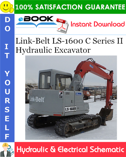 Thumbnail ☆☆ Best ☆☆ Link-Belt LS-1600 C Series II Hydraulic Excavator Hydraulic & Electrical Schematic