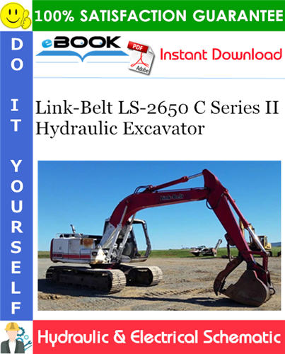 Thumbnail ☆☆ Best ☆☆ Link-Belt LS-2650 C Series II Hydraulic Excavator Hydraulic & Electrical Schematic