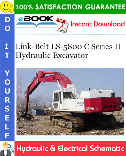 Thumbnail ☆☆ Best ☆☆ Link-Belt LS-5800 C Series II Hydraulic Excavator Hydraulic & Electrical Schematic