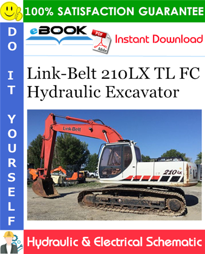 Thumbnail ☆☆ Best ☆☆ Link-Belt 210LX TL FC Hydraulic Excavator Hydraulic & Electrical Schematic