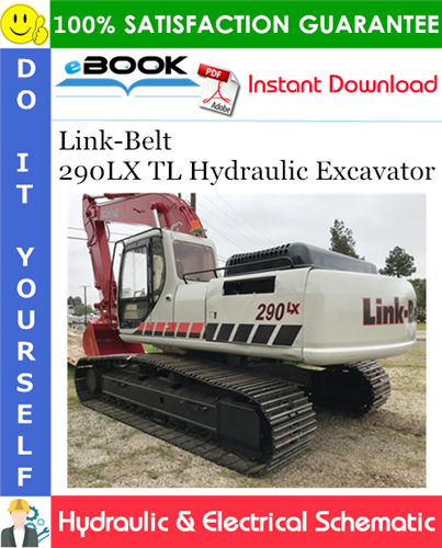 Thumbnail ☆☆ Best ☆☆ Link-Belt 290LX TL Hydraulic Excavator Hydraulic & Electrical Schematic
