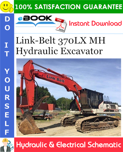 Thumbnail ☆☆ Best ☆☆ Link-Belt 370LX MH Hydraulic Excavator Hydraulic & Electrical Schematic