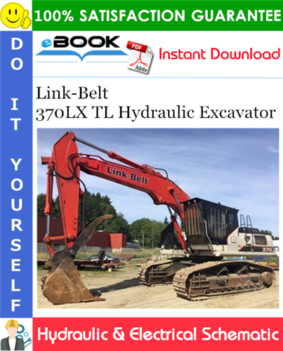 Thumbnail ☆☆ Best ☆☆ Link-Belt 370LX TL Hydraulic Excavator Hydraulic & Electrical Schematic
