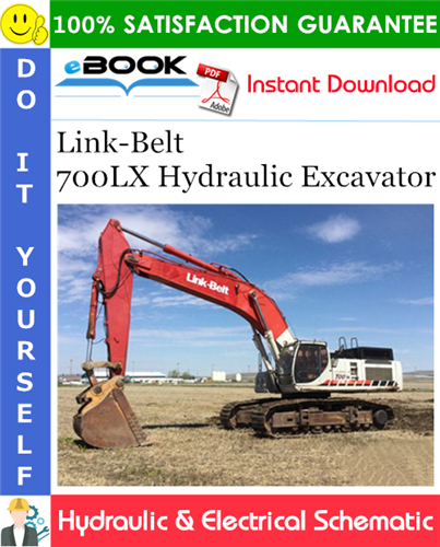 Thumbnail ☆☆ Best ☆☆ Link-Belt 700LX Hydraulic Excavator Hydraulic & Electrical Schematic