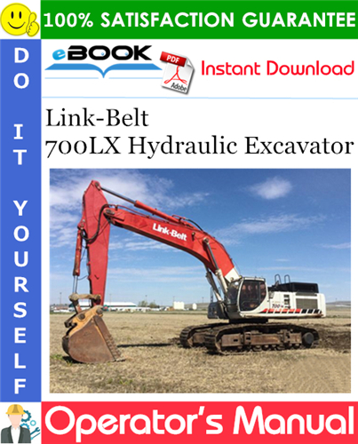 Thumbnail ☆☆ Best ☆☆ Link-Belt 700LX Hydraulic Excavator Operators Manual