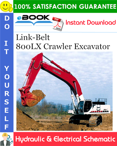 Thumbnail ☆☆ Best ☆☆ Link-Belt 800LX Crawler Excavator Hydraulic & Electrical Schematic