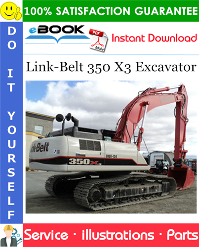 Thumbnail ☆☆ Best ☆☆ Link-Belt 350 X3 Excavator Parts Manual