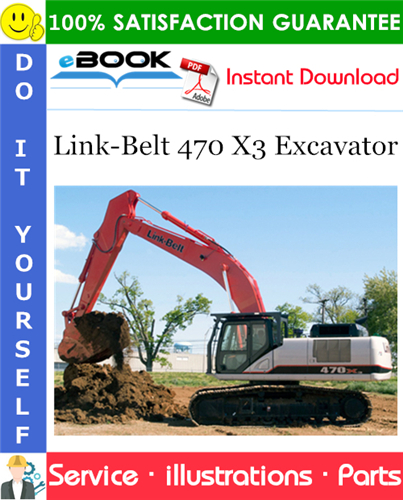 Thumbnail ☆☆ Best ☆☆ Link-Belt 470 X3 Excavator Parts Manual