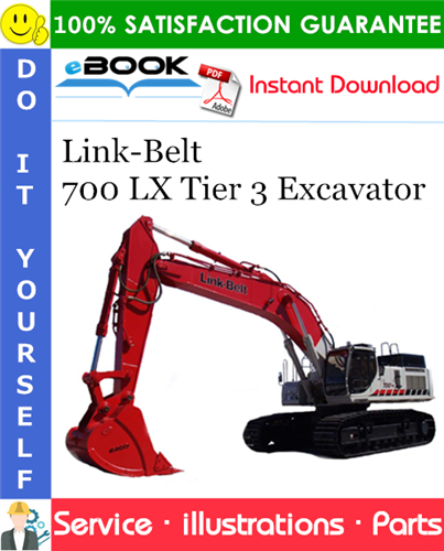 Thumbnail ☆☆ Best ☆☆ Link-Belt 700 LX Tier 3 Excavator Parts Manual