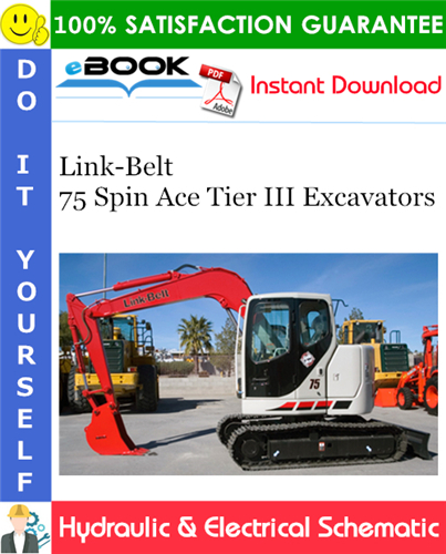 Thumbnail ☆☆ Best ☆☆ Link-Belt 75 Spin Ace Tier III Excavators Hydraulic & Electrical Schematic Thumbnail ☆☆ Best ☆☆ Link-Belt 75 Spin Ace Tier III Excavators Hydraulic & Electrical Schematic