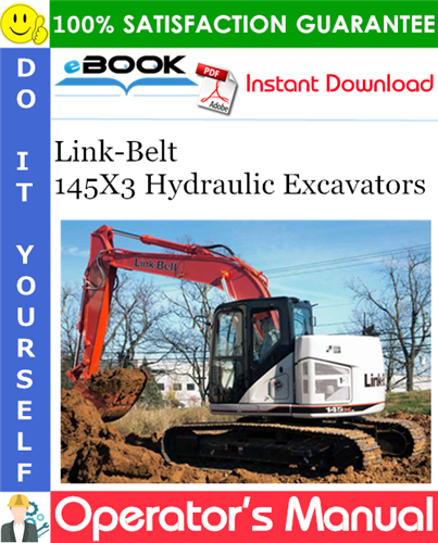 Thumbnail ☆☆ Best ☆☆ Link-Belt 145X3 Hydraulic Excavators Operators Manual