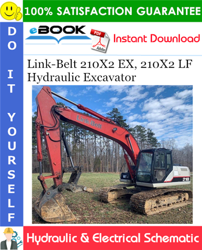 Thumbnail ☆☆ Best ☆☆ Link-Belt 210X2 EX, 210X2 LF Hydraulic Excavator Hydraulic & Electrical Schematic