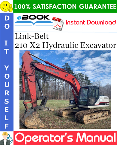 Thumbnail ☆☆ Best ☆☆ Link-Belt 210 X2 Hydraulic Excavator Operators Manual