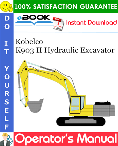 Thumbnail ☆☆ Best ☆☆ Kobelco K903 II Hydraulic Excavator Operators Manual (Applicable: Le6601)