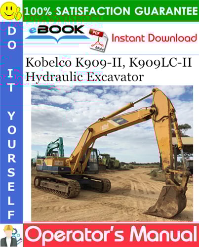 Thumbnail ☆☆ Best ☆☆ Kobelco K909-II, K909LC-II Hydraulic Excavator Operators Manual #2