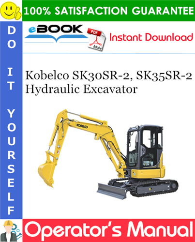 Thumbnail ☆☆ Best ☆☆ Kobelco SK30SR-2, SK35SR-2 Hydraulic Excavator Operators Manual #2