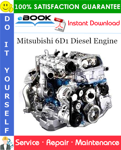 Thumbnail ☆☆ Best ☆☆ Mitsubishi 6D1 Diesel Engine Service Repair Manual (for industrial use) #1