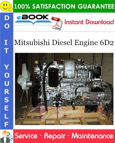Thumbnail ☆☆ Best ☆☆ Mitsubishi Diesel Engine 6D2 Service Repair Manual (For industrial use) #1
