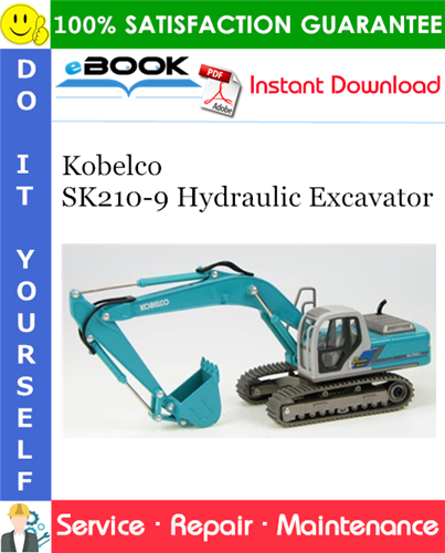 Thumbnail ☆☆ Best ☆☆ Kobelco SK210-9 Hydraulic Excavator Service Repair Manual