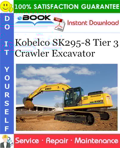 Thumbnail ☆☆ Best ☆☆ Kobelco SK295-8 Tier 3 Crawler Excavator Service Repair Manual
