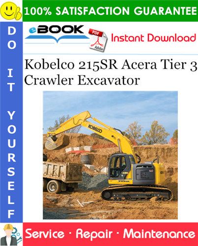 Thumbnail ☆☆ Best ☆☆ Kobelco 215SR Acera Tier 3 Crawler Excavator Service Repair Manual