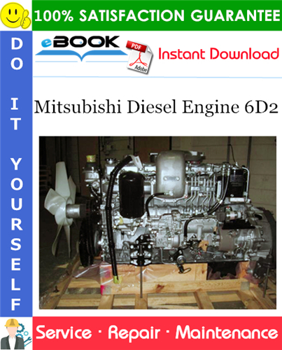 Thumbnail ☆☆ Best ☆☆ Mitsubishi Diesel Engine 6D2 Service Repair Manual (For Industrial Use) #2