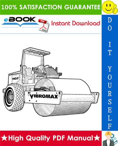 Thumbnail ☆☆ Best ☆☆ JCB Vibromax 1103 Single Drum Roller Service Repair Manual
