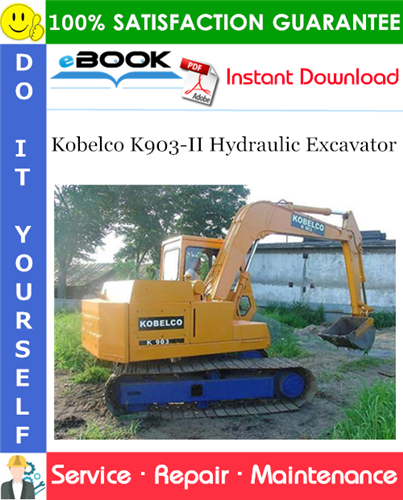 Thumbnail ☆☆ Best ☆☆ Kobelco K903-II Hydraulic Excavator Service Repair Manual