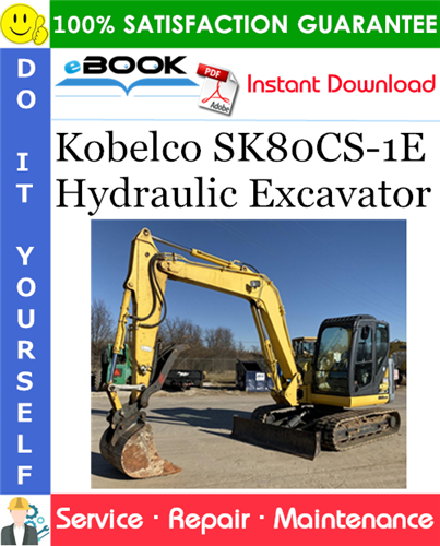 Thumbnail ☆☆ Best ☆☆ Kobelco SK80CS-1E Hydraulic Excavator Service Repair Manual #2