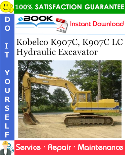 Thumbnail ☆☆ Best ☆☆ Kobelco K907C, K907C LC Hydraulic Excavator Service Repair Manual