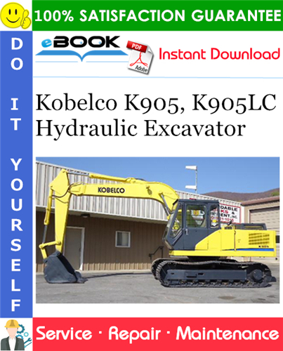 Thumbnail ☆☆ Best ☆☆ Kobelco K905, K905LC Hydraulic Excavator Service Repair Manual