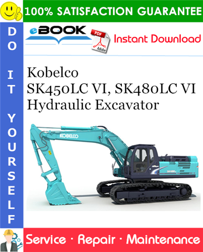 Thumbnail ☆☆ Best ☆☆ Kobelco SK450LC VI, SK480LC VI Hydraulic Excavator Service Repair Manual