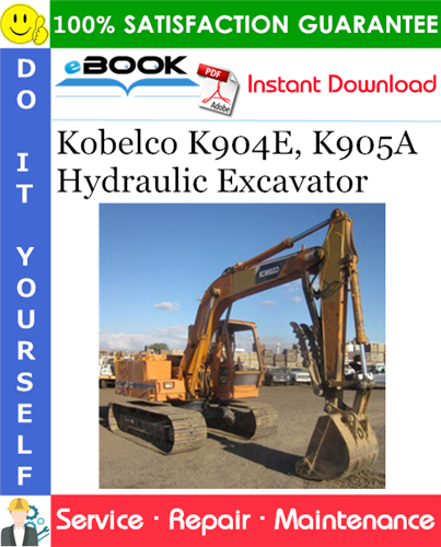Thumbnail ☆☆ Best ☆☆ Kobelco K904E, K905A Hydraulic Excavator Service Repair Manual