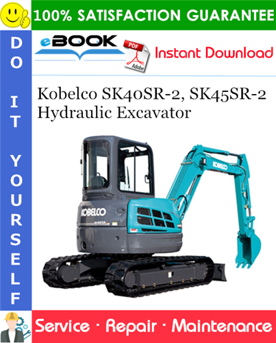 Thumbnail ☆☆ Best ☆☆ Kobelco SK40SR-2, SK45SR-2 Hydraulic Excavator Service Repair Manual