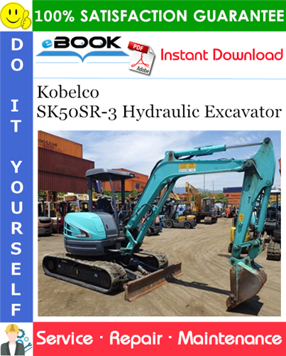 Thumbnail ☆☆ Best ☆☆ Kobelco SK50SR-3 Hydraulic Excavator Service Repair Manual