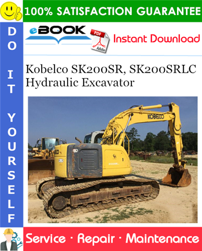 Thumbnail ☆☆ Best ☆☆ Kobelco SK200SR, SK200SRLC Hydraulic Excavator Service Repair Manual #1
