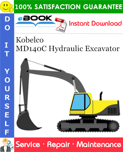 Thumbnail ☆☆ Best ☆☆ Kobelco MD140C Hydraulic Excavator Service Repair Manual