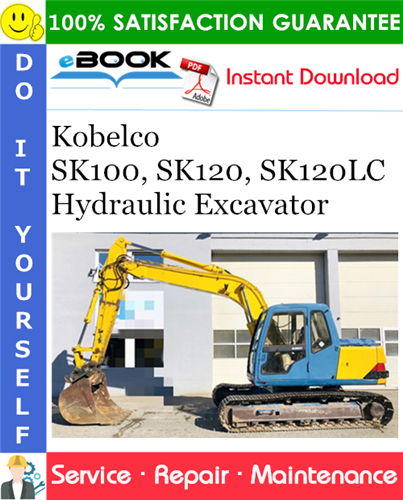 Thumbnail ☆☆ Best ☆☆ Kobelco SK100, SK120, SK120LC Hydraulic Excavator Service Repair Manual