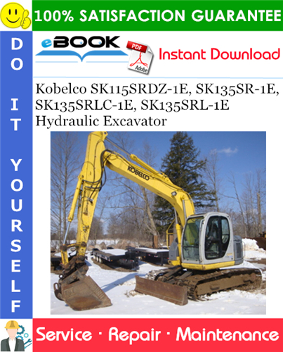 Thumbnail ☆☆ Best ☆☆ Kobelco SK115SRDZ-1E, SK135SR-1E, SK135SRLC-1E, SK135SRL-1E Hydraulic Excavator Service Repair Manual #1