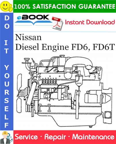 Thumbnail ☆☆ Best ☆☆ Nissan Diesel Engine FD6, FD6T Service Repair Manual 