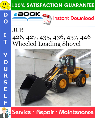Thumbnail ☆☆ Best ☆☆ JCB 426, 427, 435, 436, 437, 446 Wheeled Loading Shovel Service Repair Manual