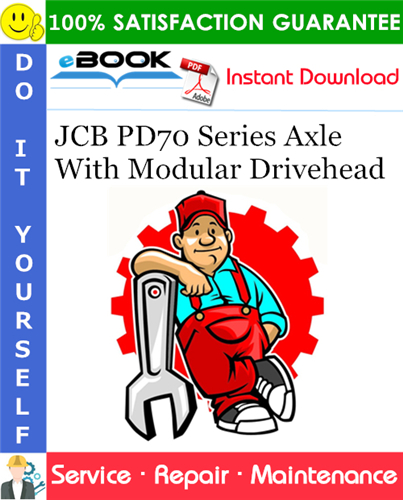 Thumbnail ☆☆ Best ☆☆ JCB PD70 Series Axle With Modular Drivehead Service Repair Manual