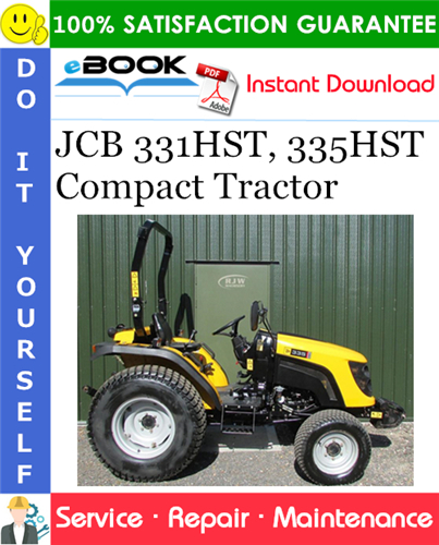 Thumbnail ☆☆ Best ☆☆ JCB 331HST, 335HST Compact Tractor Service Repair Manual