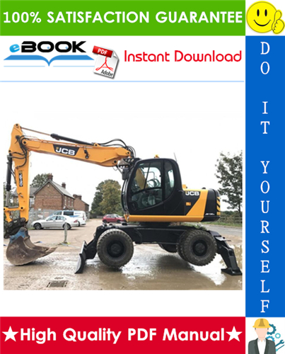 Thumbnail ☆☆ Best ☆☆ JCB JS130W, JS150W Wheeled Excavators Service Repair Manual