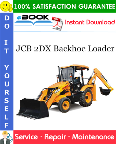 Thumbnail ☆☆ Best ☆☆ JCB 2DX Backhoe Loader Service Repair Manual (from Serial Number 1774525 onwards)