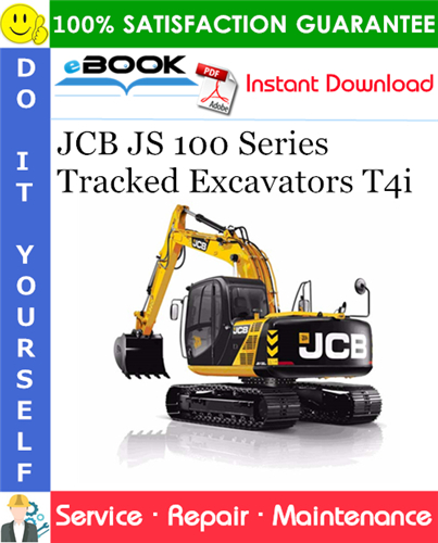 Thumbnail ☆☆ Best ☆☆ JCB JS 100 Series Tracked Excavators T4i Service Repair Manual